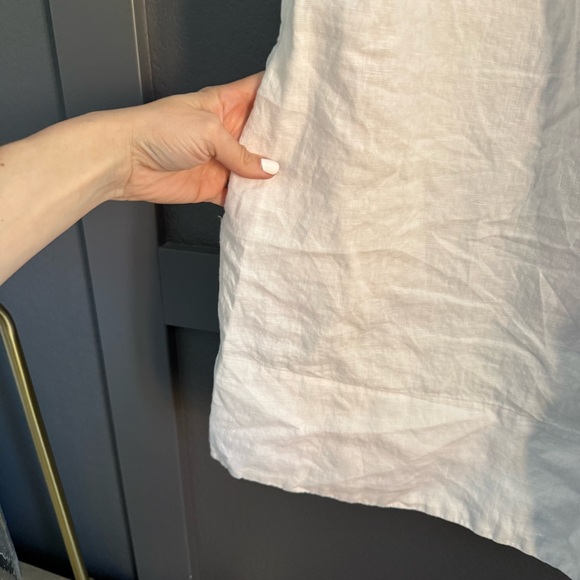 LAKE • Coco Cover-Up in White Linen • Medium - Picture 5 of 7